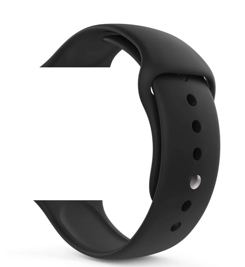 Řemínek iMore SmoothBand pro Apple Watch Series 4/5/6/SE (40mm) - Černý