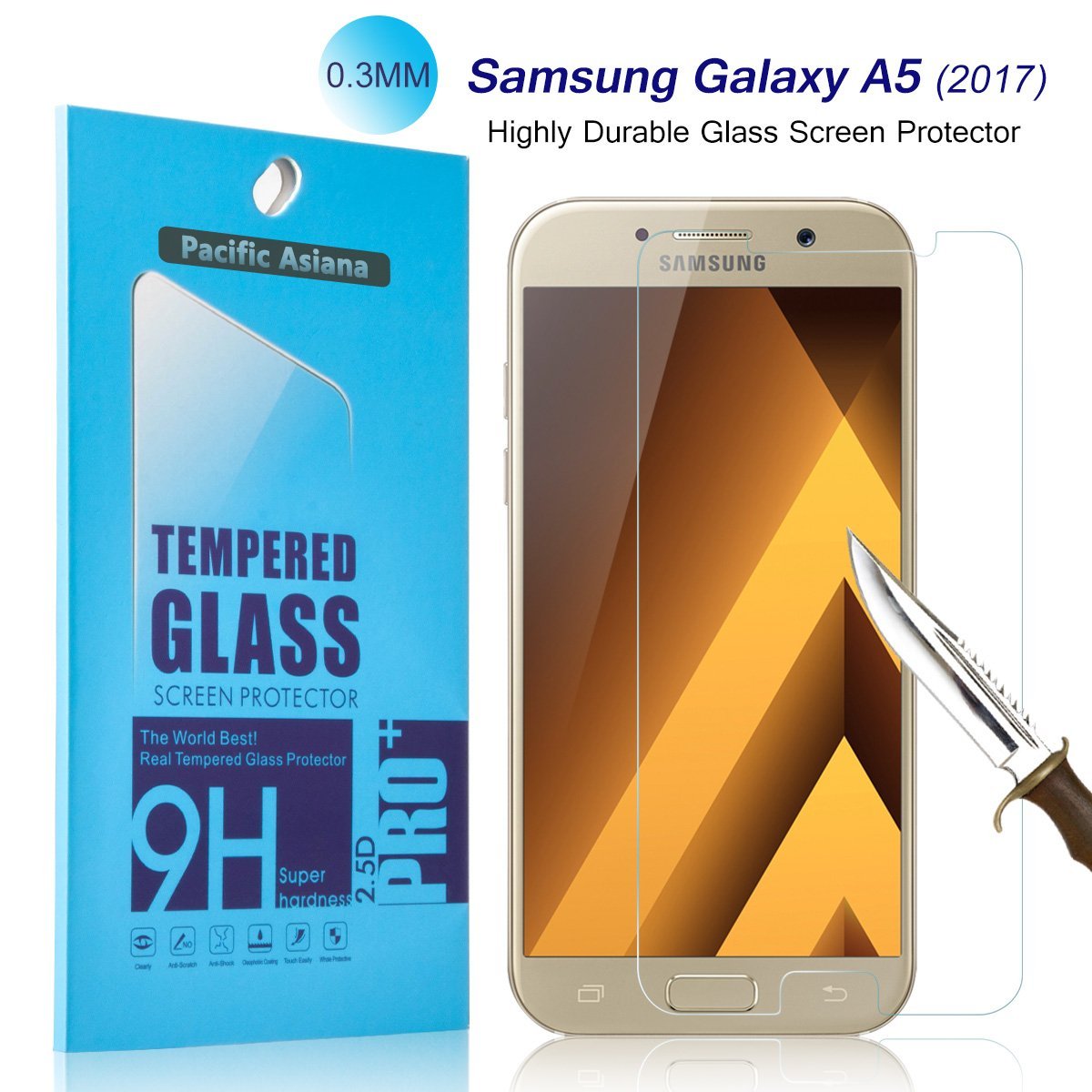 Ochranné tvrzené sklo pro Samsung Galaxy A5 (2017) / A5 Duos (2017) Ochranné tvrzené sklo pro Samsung Galaxy A5 (2017) / A5 Duos (2017)