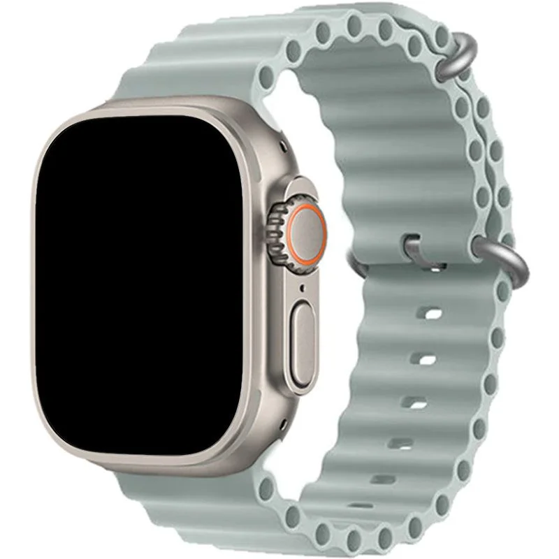 Oceánský řemínek pro Apple Watch Series 3/2/1 (38mm) - Šedý sukulent