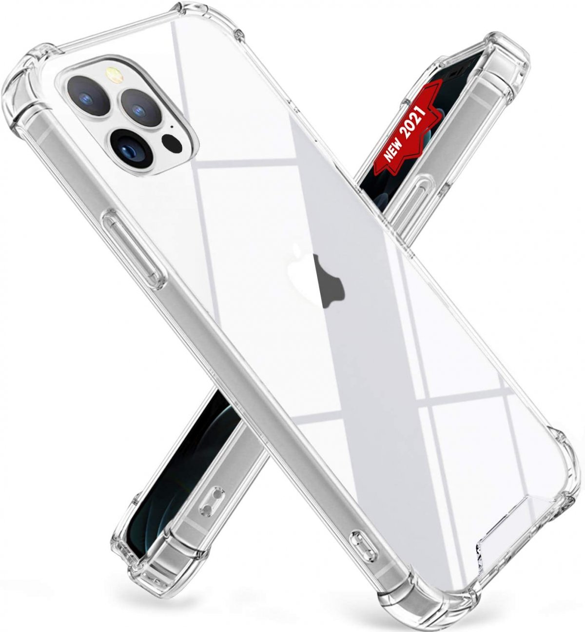 Pouzdro Toptel Anti Shock iPhone 12 Pro/12 Transparent