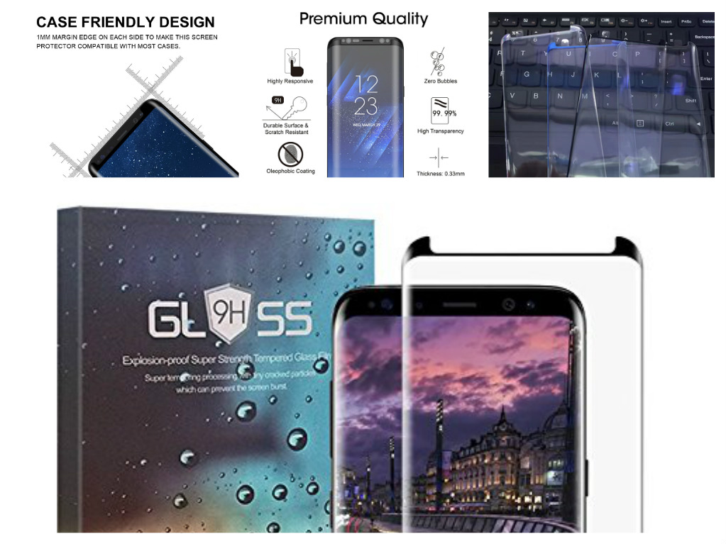 3D Ochranné sklo CASE FRIENDLY na celý displej pro Samsung Galaxy S8 Plus (S8+) 3D Ochranné sklo CASE FRIENDLY na celý displej pro Samsung Galaxy S8 Plus (S8+)