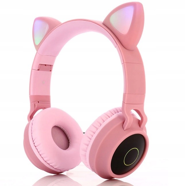 Hoco W27 CAT EAR - Růžová