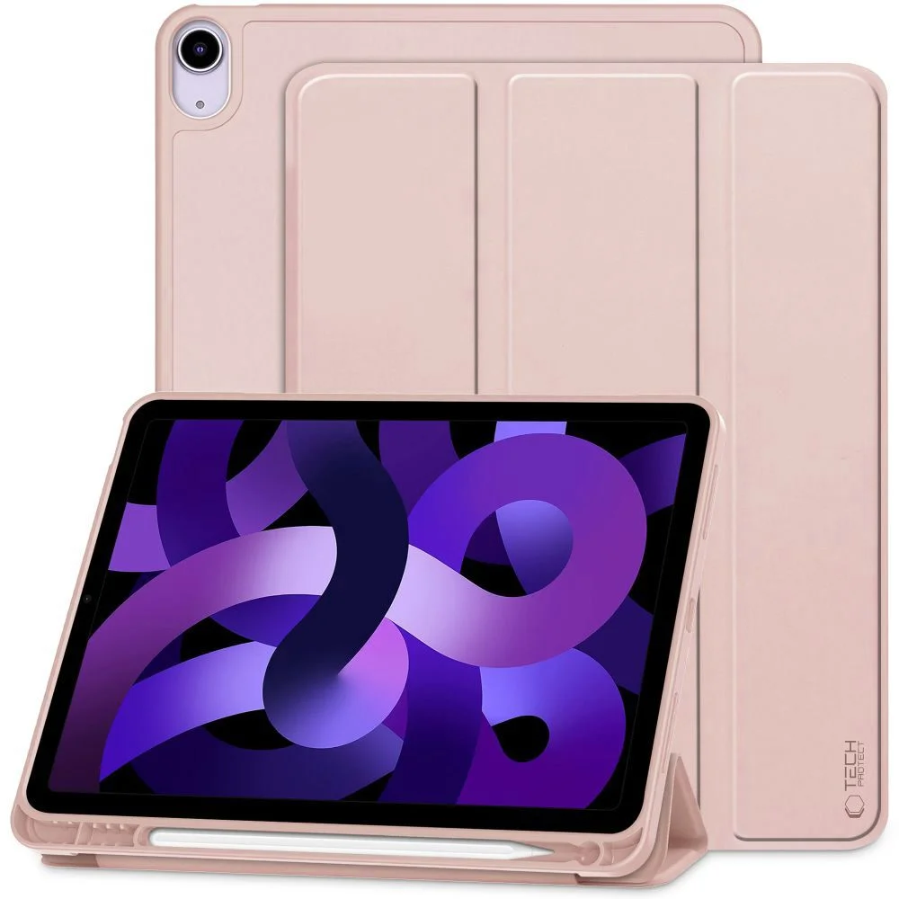 Tech-Protect SmartCase PEN iPad Air 4 (2020) / Air 5 (2022) - Růžové