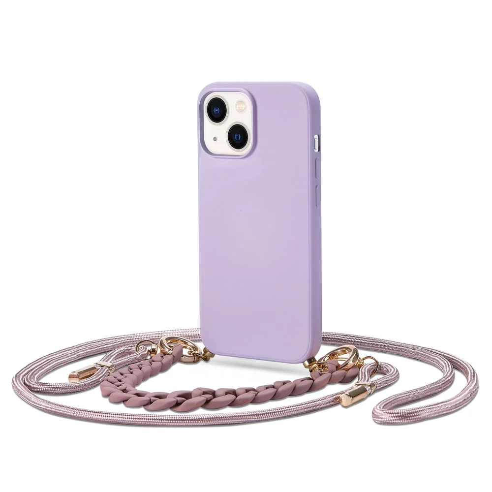 Pouzdro Tech-protect Icon Chain Apple iPhone 14 Plus - Fialové