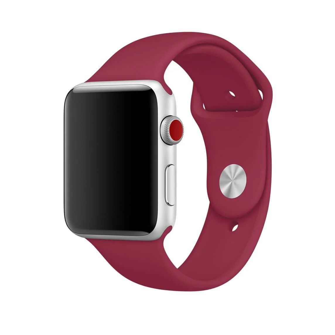 Řemínek iMore SmoothBand pro Apple Watch Series 4/5/6/SE (44mm) - Vínový