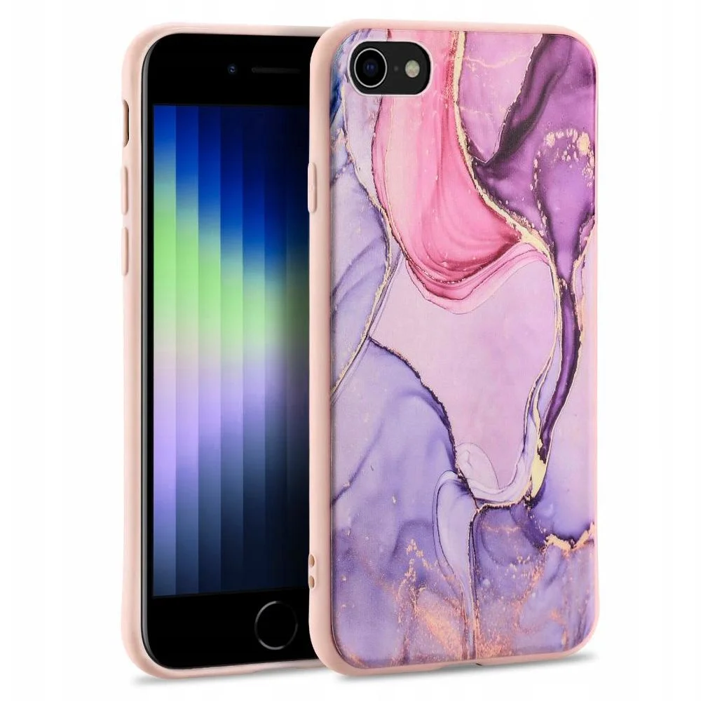 Pouzdro Tech-Protect iPhone 7 / 8 / SE 2020/2022 Marble Colorful