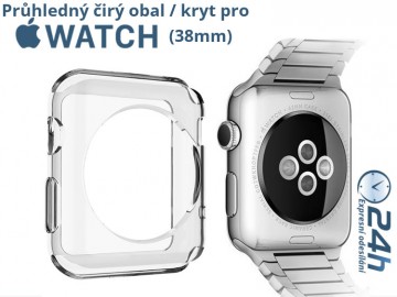 Průhledný kryt Clear pro Apple Watch / Series 1,2 (38mm) Průhledný kryt Clear pro Apple Watch / Series 1,2 (38mm)