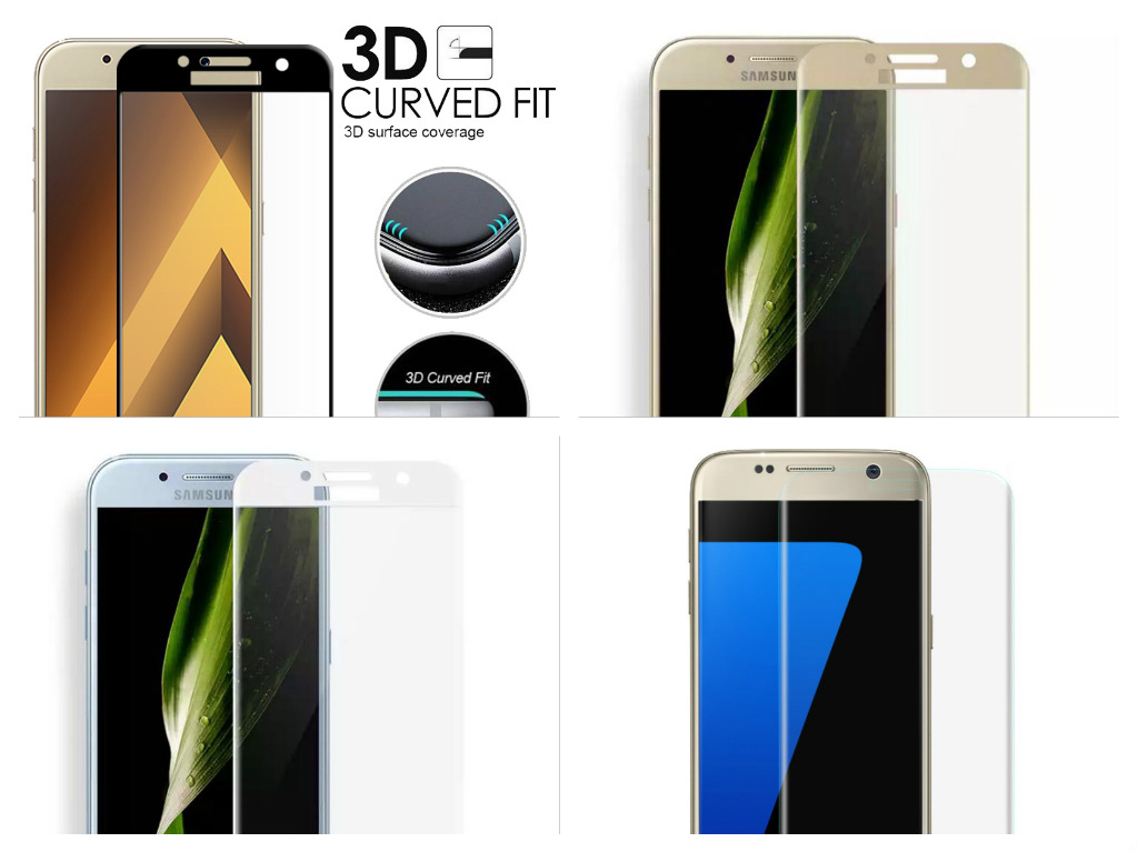 3D Tvrzené sklo 9H na celý displej pro Galaxy A3 (2017) 3D Tvrzené sklo 9H na celý displej pro Galaxy A3 (2017)