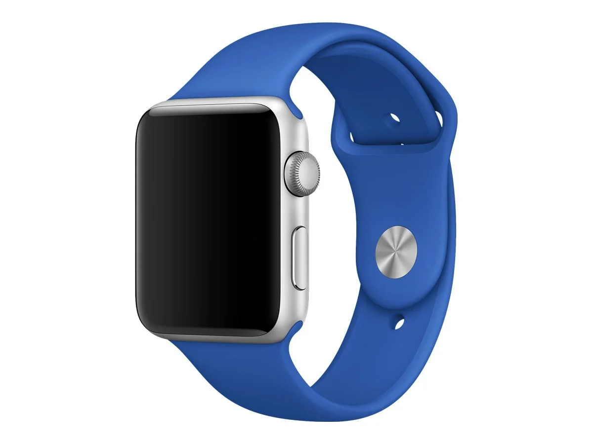 Řemínek iMore SmoothBand pro Apple Watch Series 9/8/7 (45mm) - Královský modrý