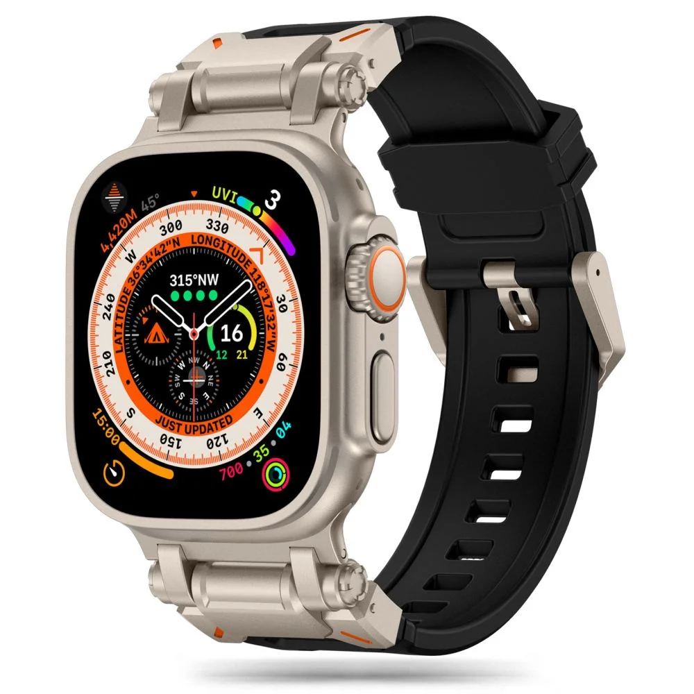 Tech-Protect Delta Pro Apple Watch 4/5/6/7/8/9/SE a Ultra 1/2 44/45/49mm - Black/Titanium