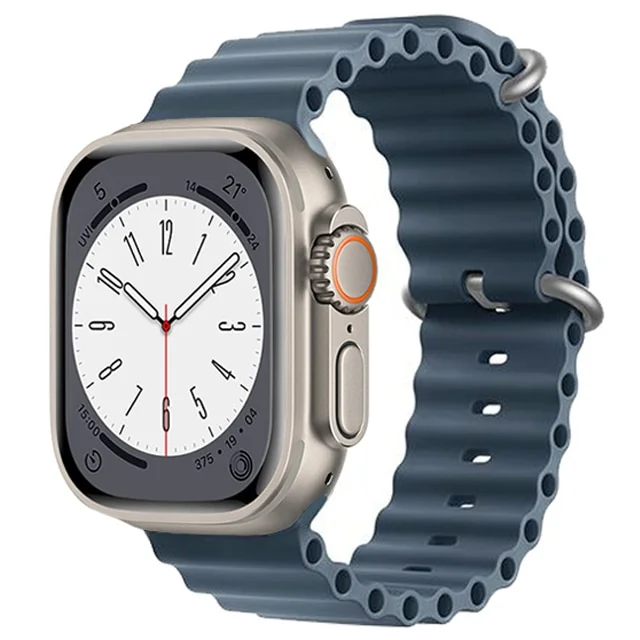 Oceánský řemínek pro Apple Watch Series 3/2/1 (38mm) - Břidlicově modrý