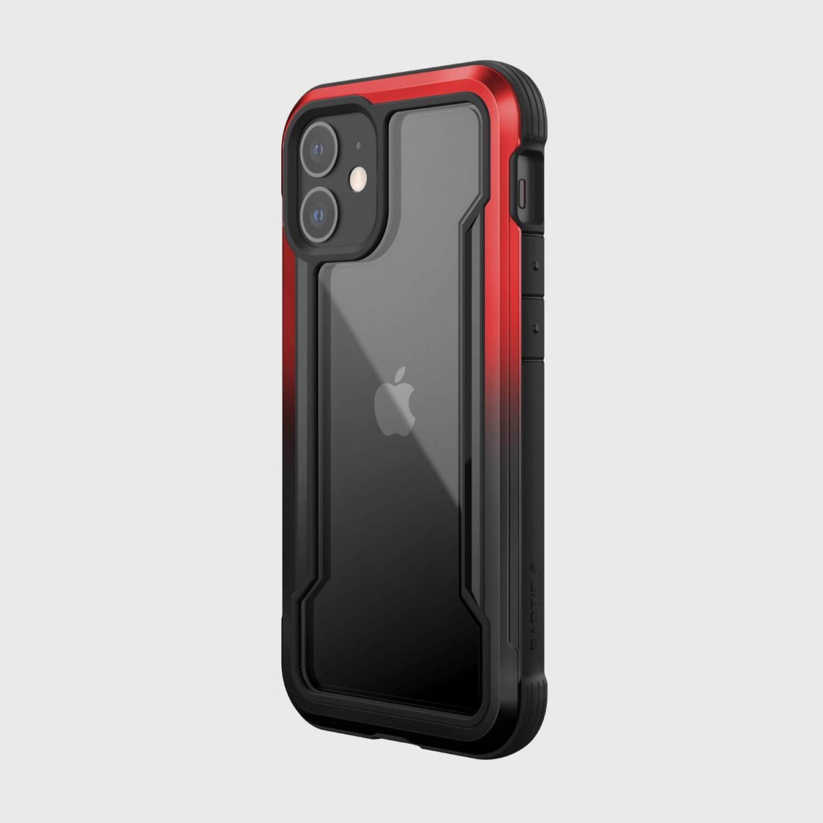 Pouzdro X-Doria Raptic Shield iPhone 12 mini - Černo-červená