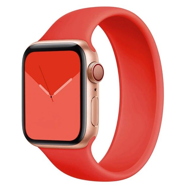 iMore Solo Loop Navlékací řemínek Apple Watch Ultra 1/2 49mm - Červená (L)