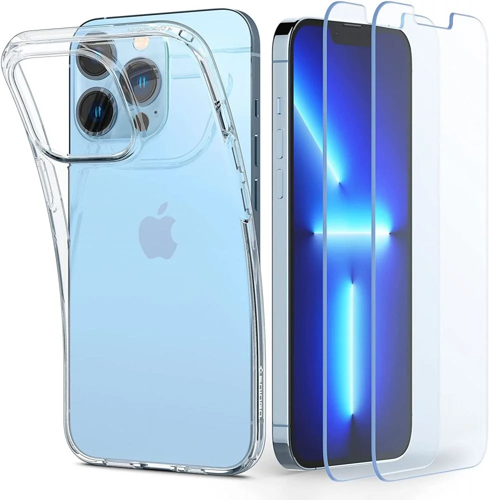 Pouzdro Spigen Crystal Pack iPhone 13 - Čiré