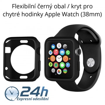 Černý kryt Shadow - Apple Watch / Series 1, 2 (38mm) Černý kryt Shadow - Apple Watch / Series 1, 2 (38mm)