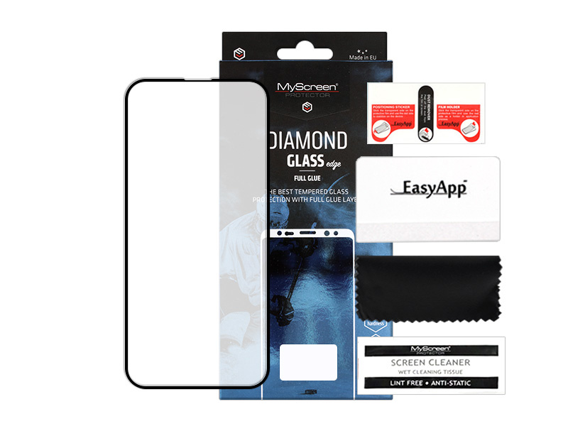 MyScreen Diamond Glass Edge Full Glue iPhone 13 mini