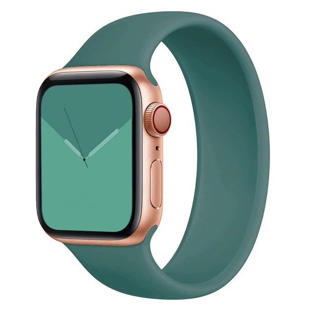 Řemínek iMore Solo Loop Apple Watch Series 1/2/3 42mm - Piniově zelená (XS)