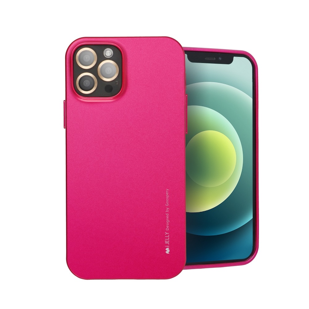 Pouzdro i-Jelly Case Mercury iPhone 12 mini - Růžové