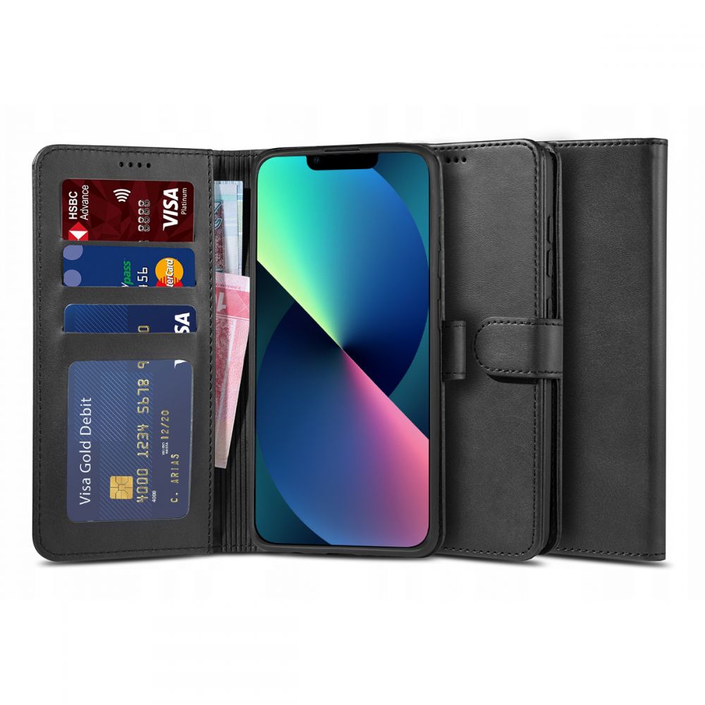 Pouzdro Tech-Protect Wallet ”2” Iphone 13 Pro Max Černé