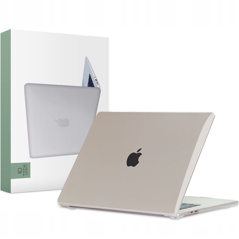 Pouzdro Tech-Protect Smartshell MacBook Air 15" (M2 2023 / M3 2024) - Krystalově čiré