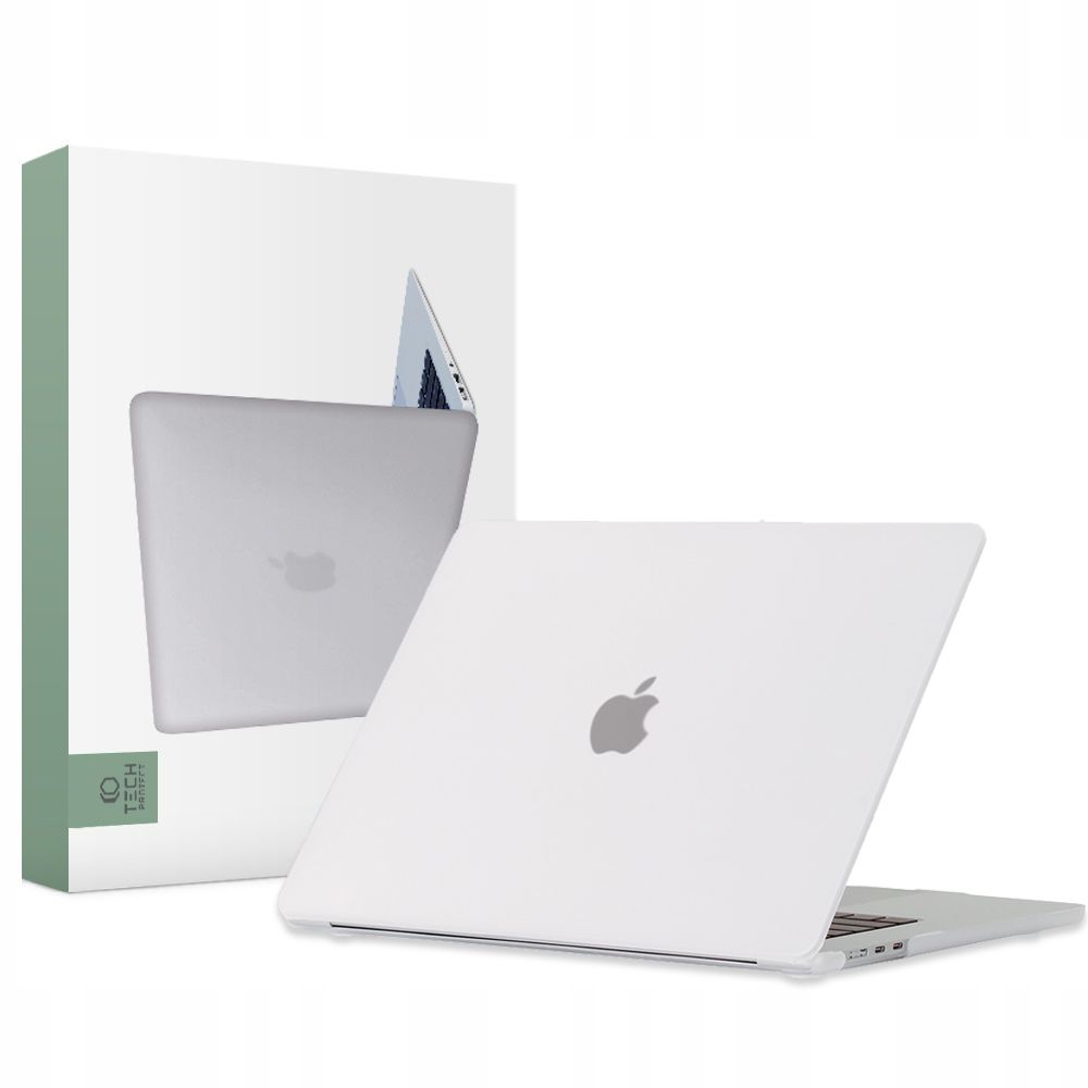 Pouzdro Tech-Protect Smartshell MacBook Air 15" (M2 2023 / M3 2024) - Matné čiré