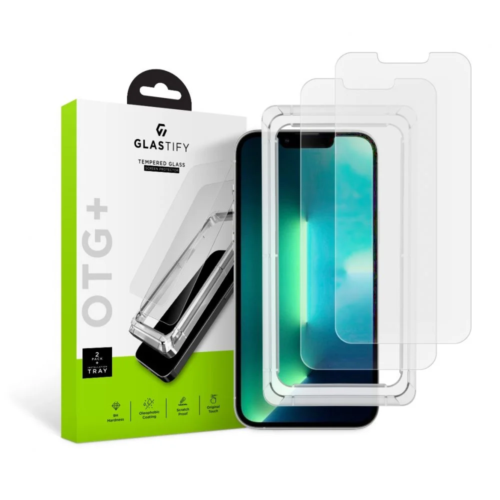 GLASTIFY OTG+ Apple iPhone 14 Plus / 13 Pro Max [2-Pack]