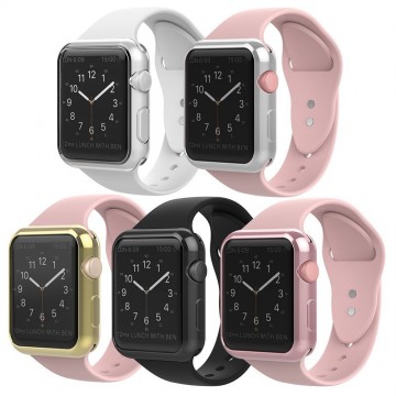 Silikonový kryt RING na Apple Watch 38mm Series 1, 2, 3 Silikonový kryt RING na Apple Watch 38mm Series 1, 2, 3