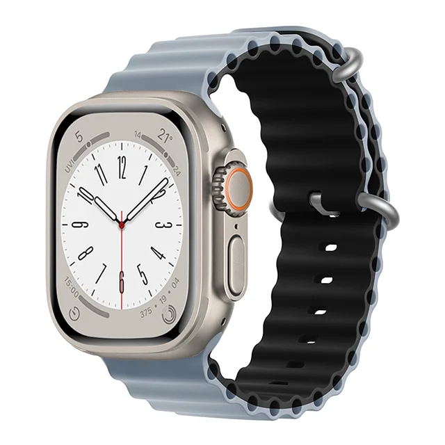 iMore Oceánský řemínek pro Apple Watch Ultra 1/2 (49mm) - Obsidian - Black