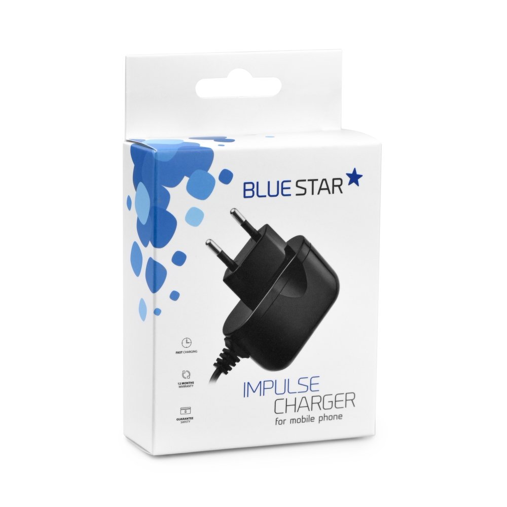 Nabíjecí sada BlueStar: Nabíječka + USB Typ C kabel (5V / 2A)