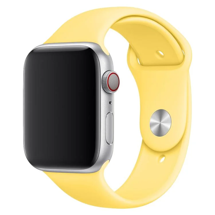 Řemínek iMore SmoothBand pro Apple Watch Series 9/8/7 (45mm) - Kanárkově žlutý