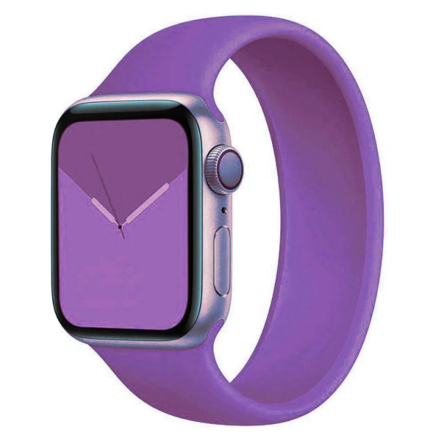 iMore Solo Loop Navlékací řemínek Apple Watch Ultra 1/2 49mm - Tmavě fialová (L)