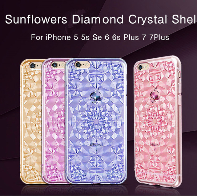 Kryt 3D Flowers & Crystals pro iPhone SE / 5s / 5 Kryt 3D Flowers & Crystals pro iPhone SE / 5s / 5