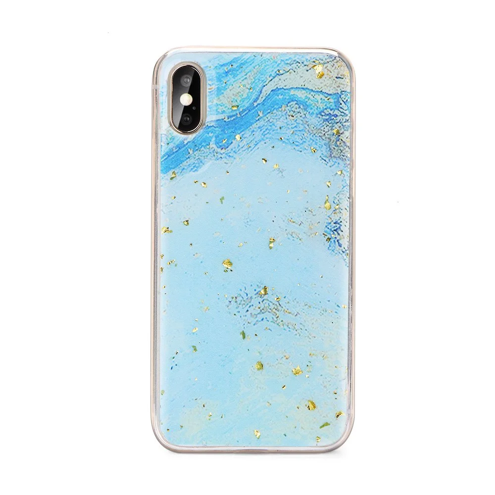 Pouzdro Forcell Marble iPhone 11 Pro - Modrý Mramor