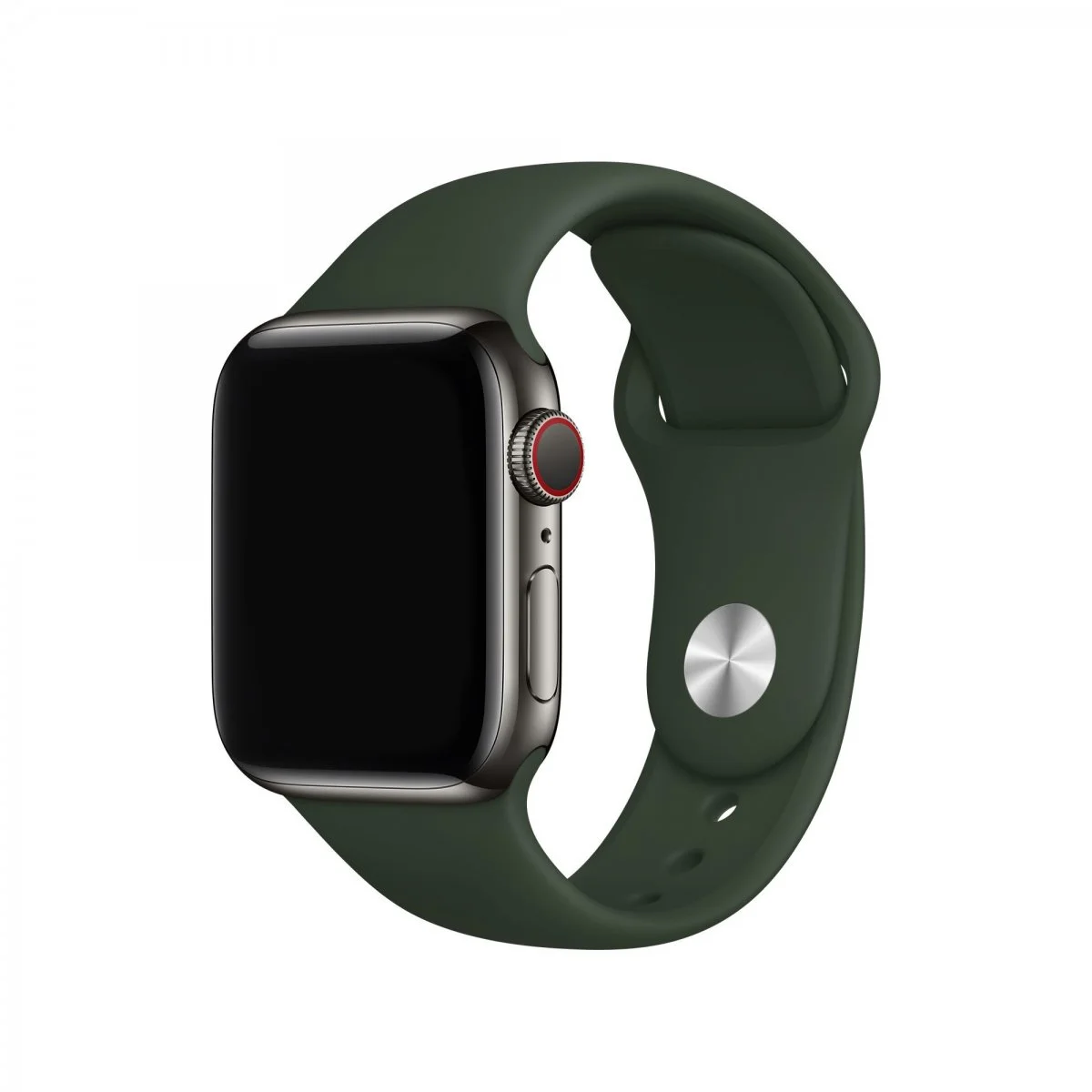 Řemínek iMore SmoothBand pro Apple Watch Series 9/8/7 (45mm) - Kypersky zelený