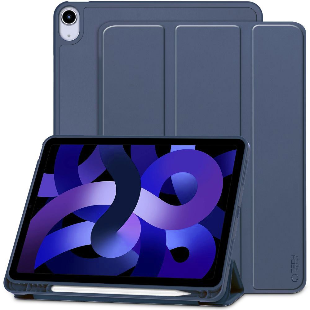 Tech-Protect SmartCase PEN iPad Air 4 (2020) / Air 5 (2022) - Tmavě modré