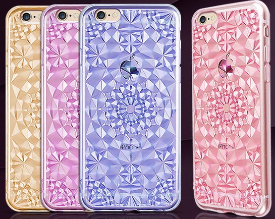 Kryt 3D Flowers & Crystals pro Apple iPhone 6s / 6 Kryt 3D Flowers & Crystals pro Apple iPhone 6s / 6
