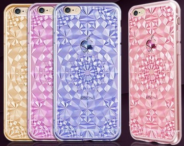 Kryt 3D Flowers & Crystals pro Apple iPhone 6s / 6 Kryt 3D Flowers & Crystals pro Apple iPhone 6s / 6