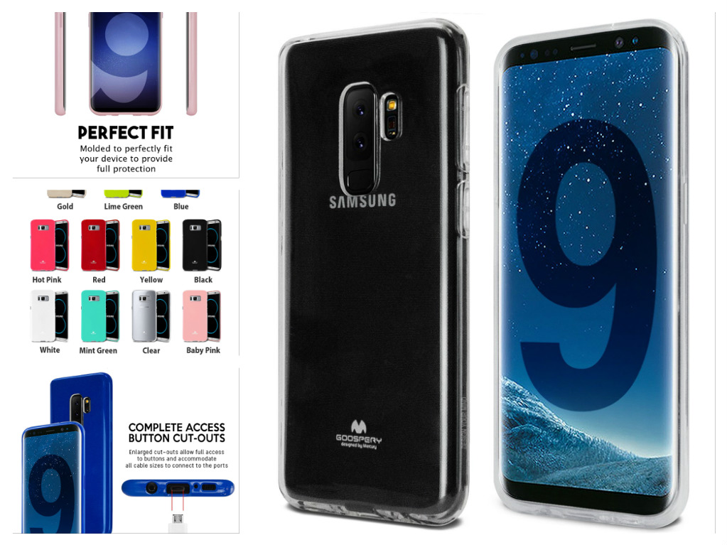 Silikonový obal / kryt JELLY Case od Goospery Mercury na Samsung Galaxy S9 Plus Silikonový obal / kryt JELLY Case od Goospery Mercury na Samsung Galaxy S9 Plus