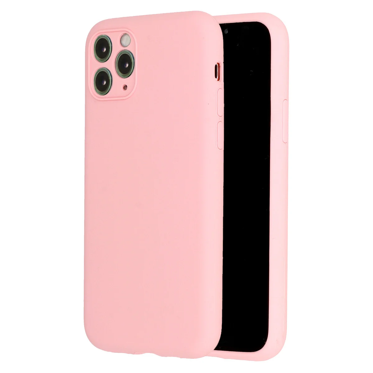 Pouzdro Vennus Silicone Case Apple iPhone 12 Pro - Světle růžové