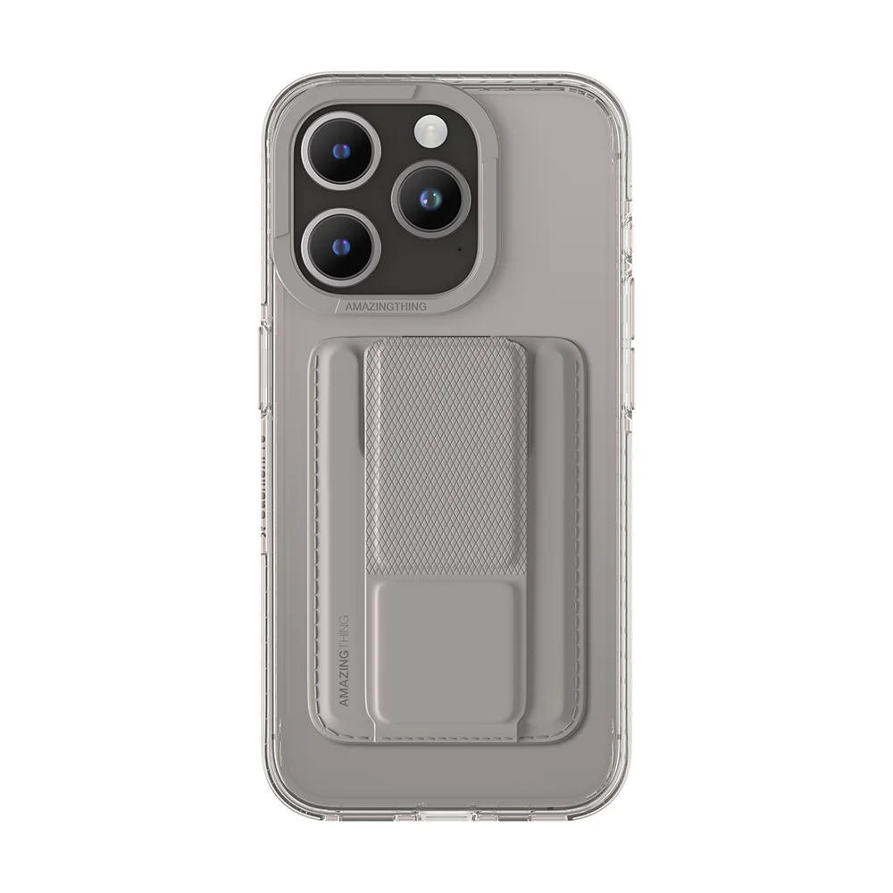 Pouzdro AMAZING THING Titan Pro Mag Wallet Set iPhone 15 Pro Max černé - titanový