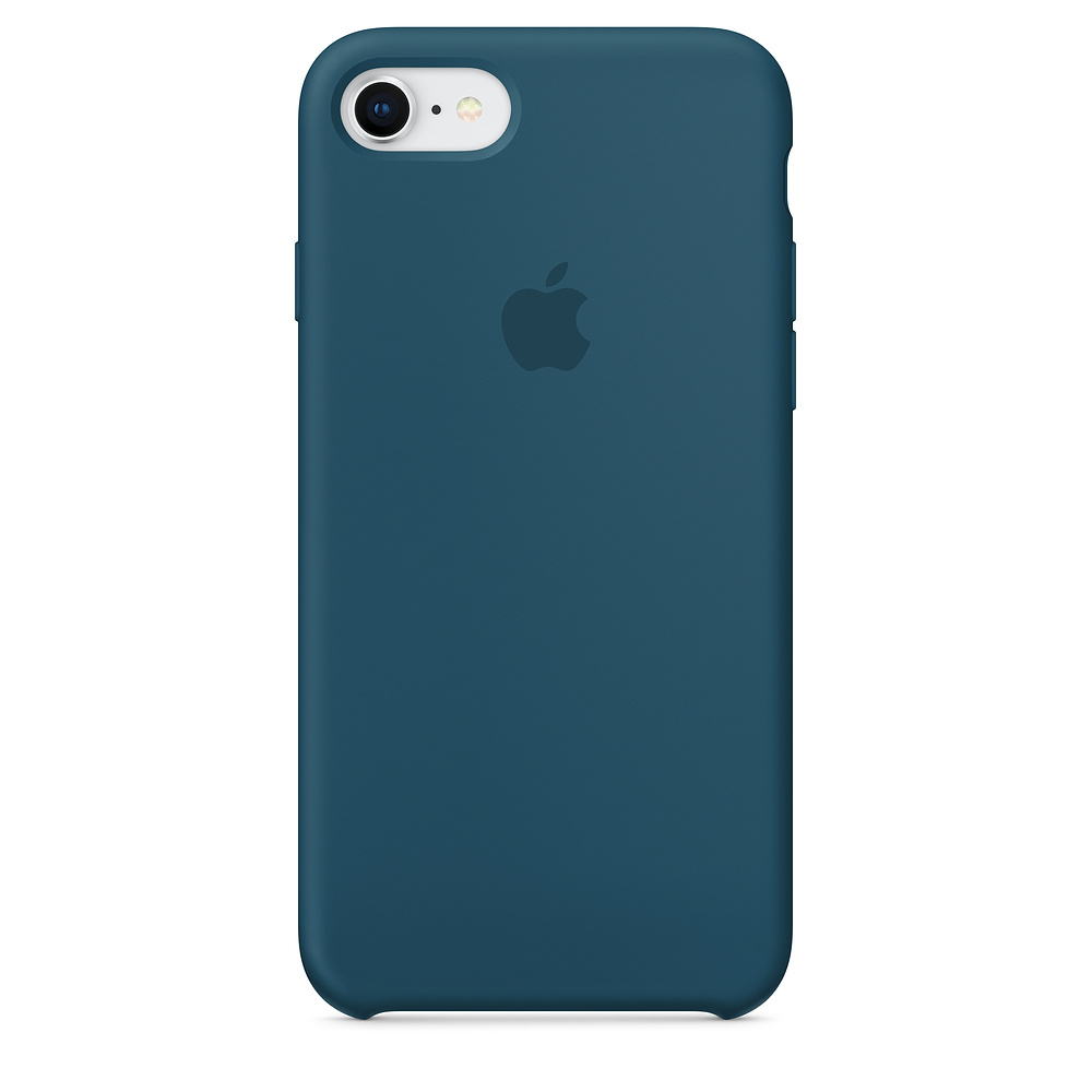 Originální silikonový kryt Apple na iPhone 8 / 7 - Vesmírně modrý Originální silikonový kryt Apple na iPhone 8 / 7 - Vesmírně modrý