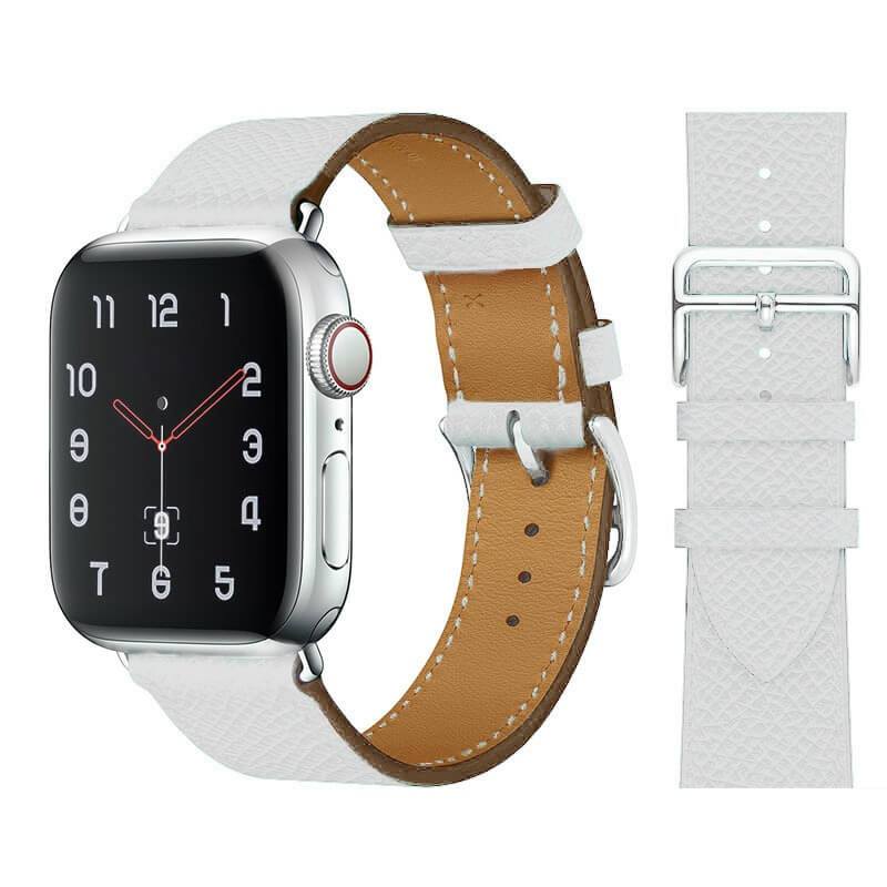 Řemínek iMore Single Tour Apple Watch Series 9/8/7 (45mm) - Bílý
