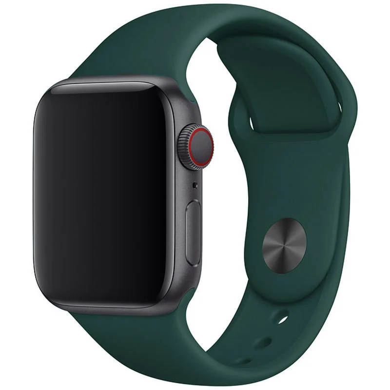 Řemínek iMore SmoothBand pro Apple Watch Series 9/8/7 (45mm) - Pacifická zelená
