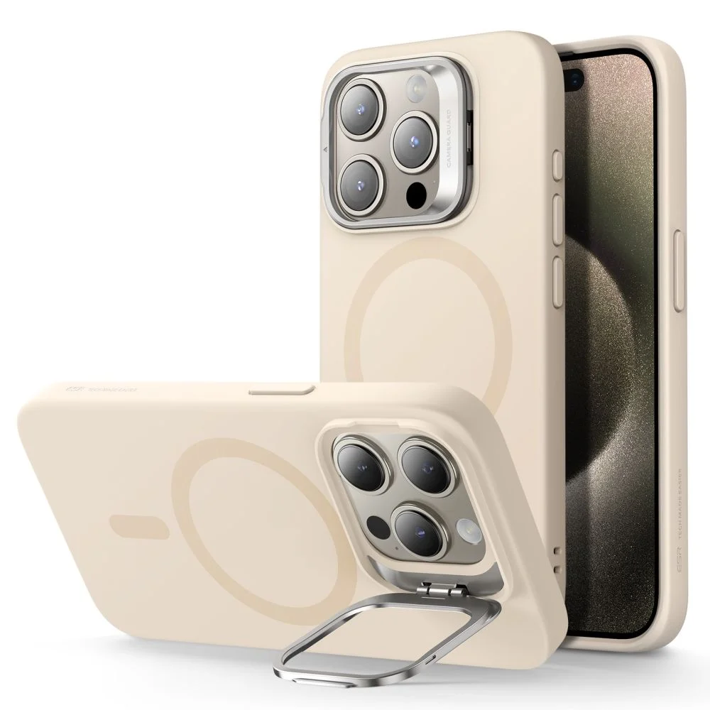 ESR CLOUD KICKSTAND HALOLOCK MAGSAFE iPhone 15 Pro Max BEIGE