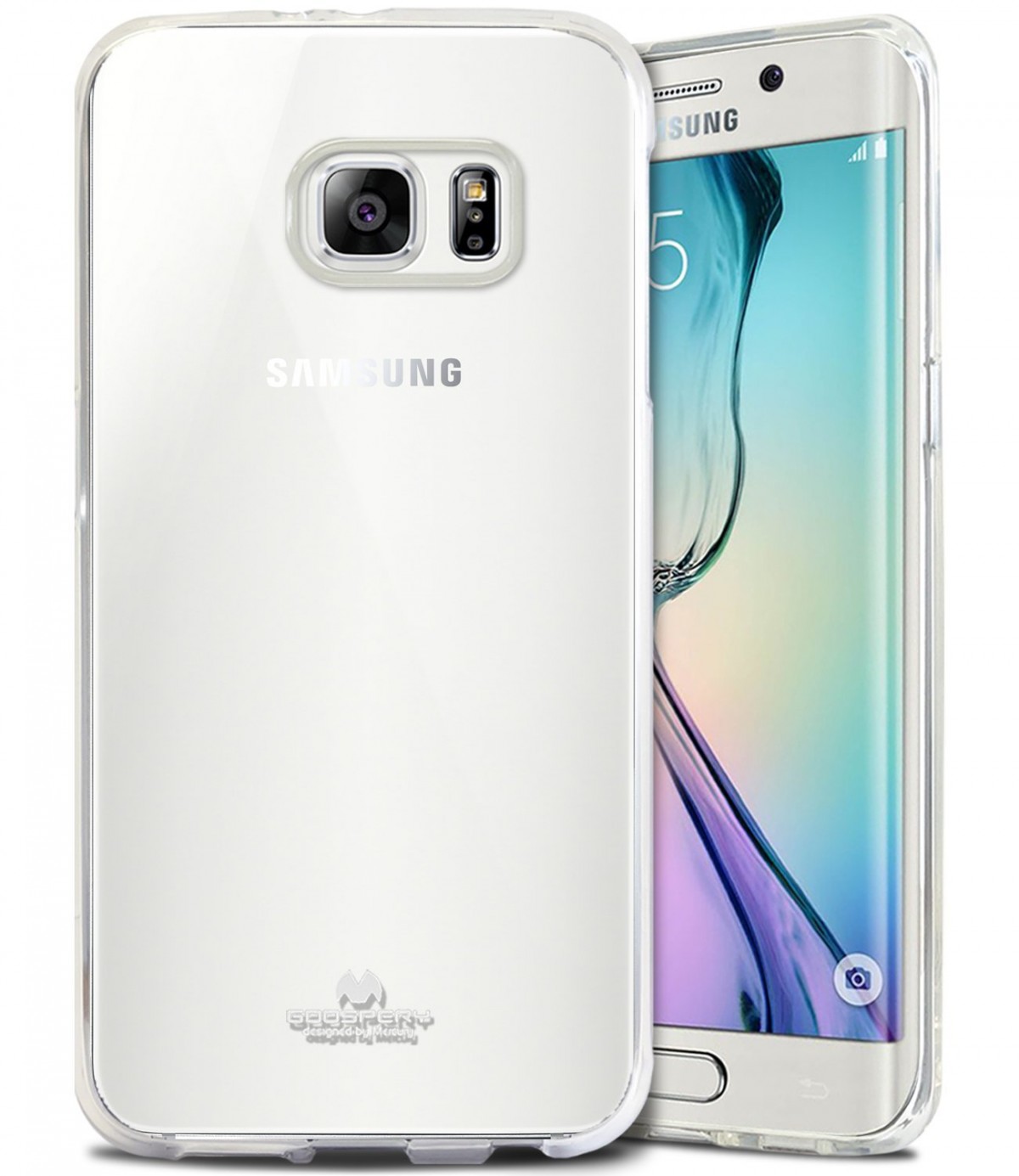 Silikonový obal / kryt Goospery Mercury pro Samsung Galaxy S6 Edge, čirý Silikonový obal / kryt Goospery Mercury pro Samsung Galaxy S6 Edge, čirý