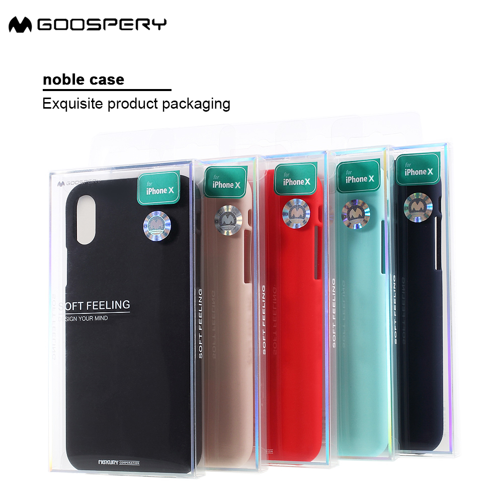 Obal / kryt Mercury Soft Feeling pro Apple iPhone X Obal / kryt Mercury Soft Feeling pro Apple iPhone X