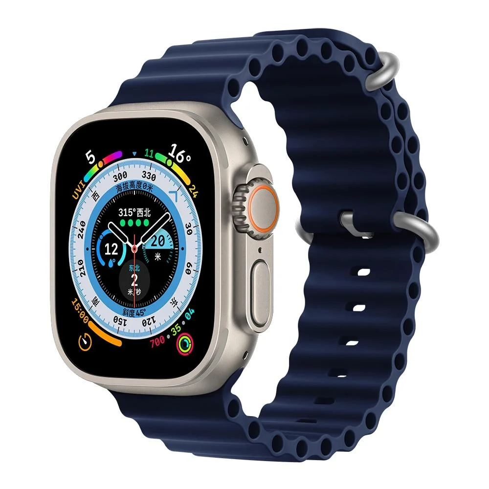 iMore Oceánský řemínek pro Apple Watch Ultra 1/2 (49mm) - Tmavě modrý
