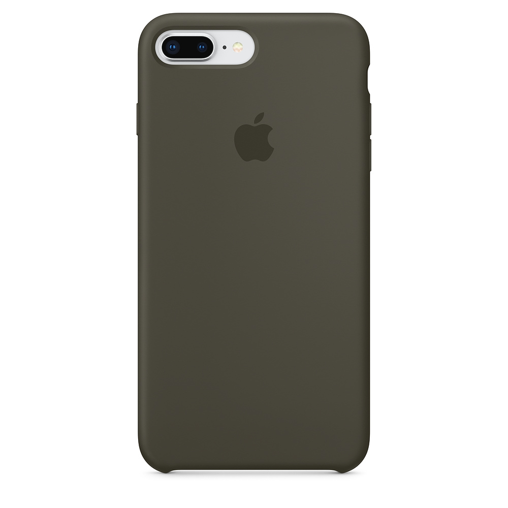 Originální silikonový kryt Apple na iPhone 8 Plus / 7 Plus - Tmavě olivový Originální silikonový kryt Apple na iPhone 8 Plus / 7 Plus - Tmavě olivový