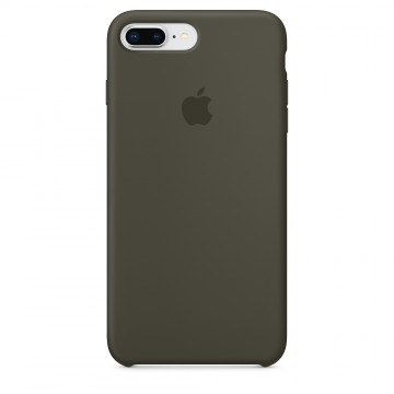 Originální silikonový kryt Apple na iPhone 8 Plus / 7 Plus - Tmavě olivový Originální silikonový kryt Apple na iPhone 8 Plus / 7 Plus - Tmavě olivový