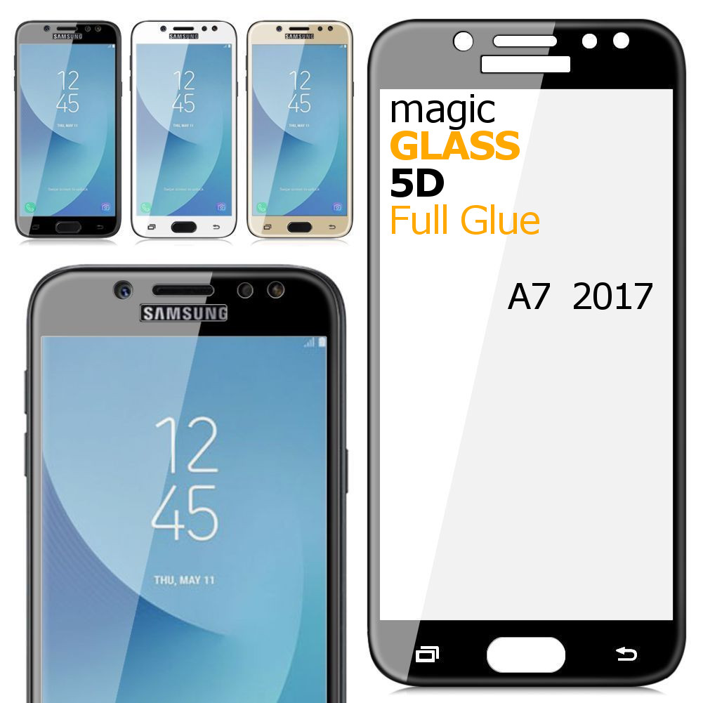 Prémiové ochranné sklo 5D Magic Glass Full Glue na Galaxy A7 2017 Prémiové ochranné sklo 5D Magic Glass Full Glue na Galaxy A7 2017